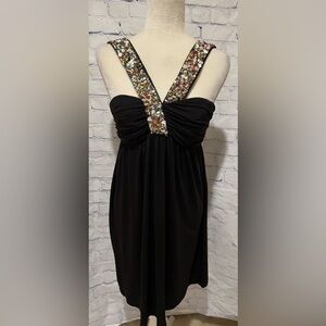 Single Dress Embellished Strap Dress size small